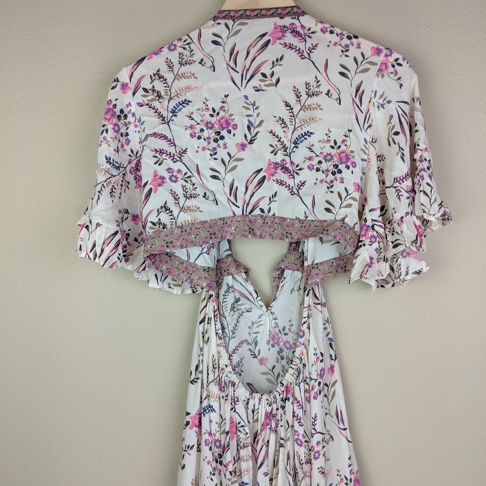 Spell Bound Bohemian Floral High Low Dress - Picture 7 of 8